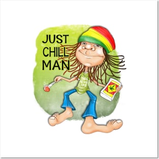 Rasta Vibes - Just Chill Man Collection Posters and Art